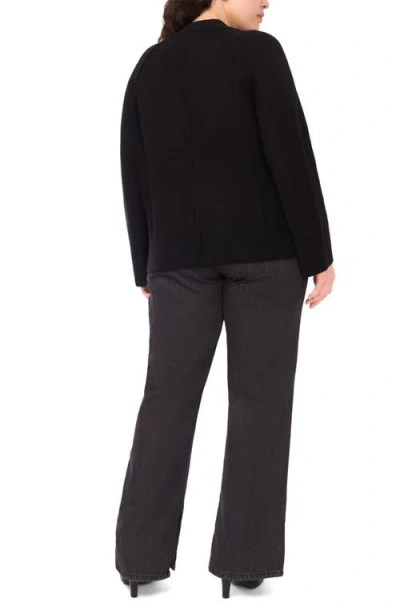 Halogenr Halogen(r) Raglan Sleeve V-neck Cardigan In Black