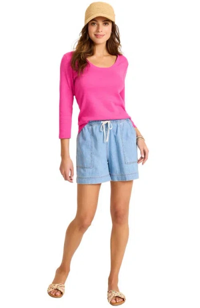 Tommy Bahama Ashby Isles Scoop Neck Cotton T-shirt In Pink