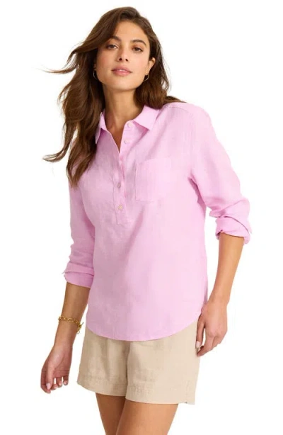 Tommy Bahama Coastalina Popover Blouse In Pink