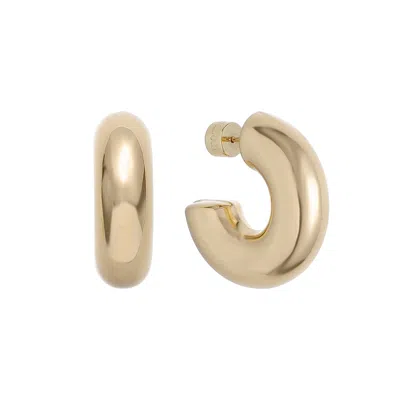 Leo & Luca Women's Gold Bold Hoop Earrings In Gold