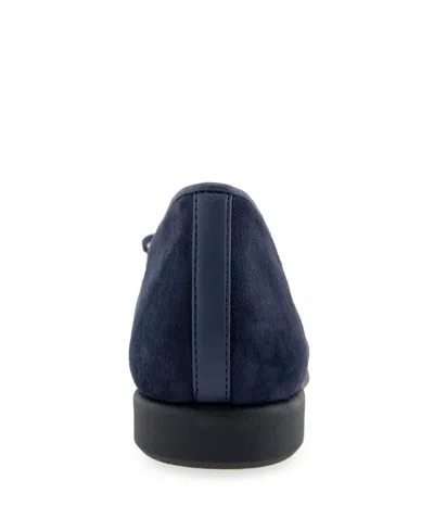 Aerosoles Women's Novia Tapered Toe Ballet Flats In Blue