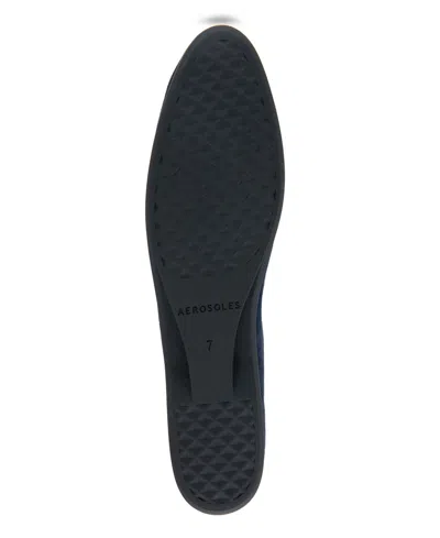 Aerosoles Women's Novia Tapered Toe Ballet Flats In Blue