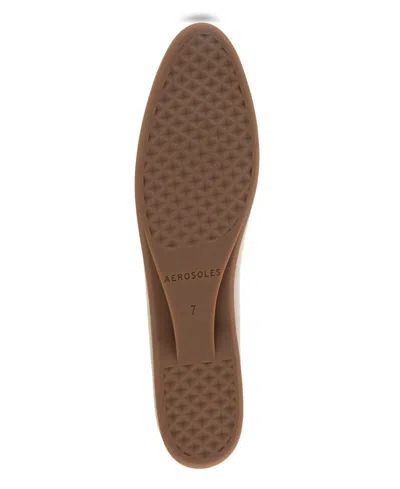 Aerosoles Women's Novia Tapered Toe Ballet Flats In Brown