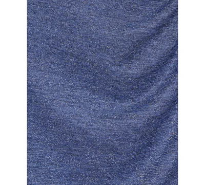 Adrianna Women's One-shoulder Midi Dress In Blue