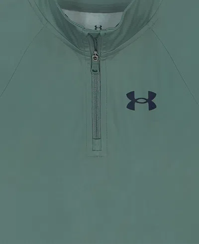 Under Armour Boys' 2t-7 Zip Tech Pull-on Top And Jogger Pants, 2-piece Set In Green
