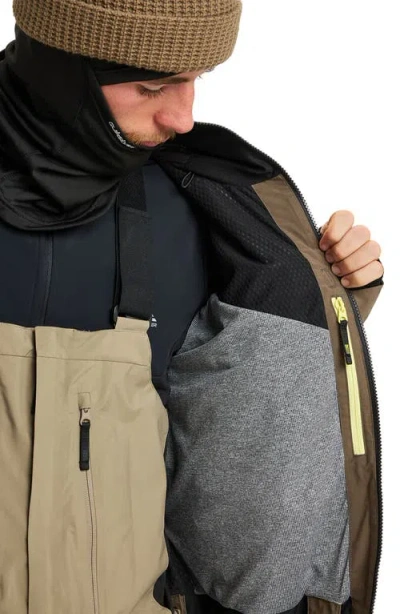 Quiksilver Forever Stretch Gore-tex® Waterproof Ski Jacket In Brown