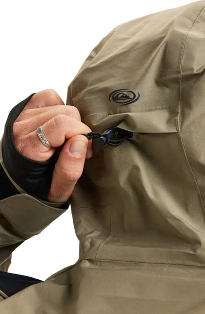 Quiksilver Forever Stretch Gore-tex® Waterproof Ski Jacket In Brown
