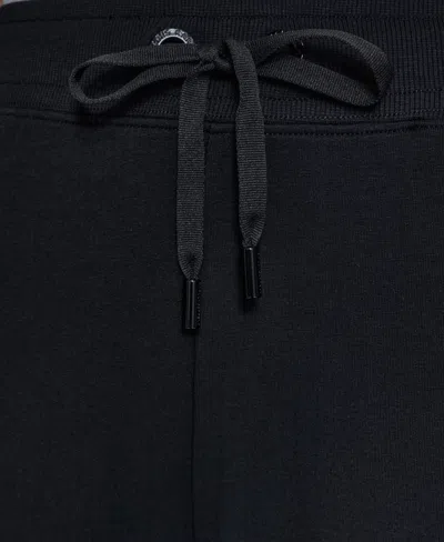 Karl Lagerfeld Women's Imitation Pearl Trim Mid Rise Track Pants In Black