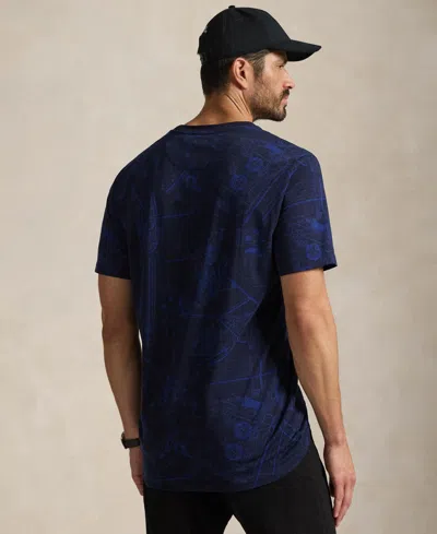 Polo Ralph Lauren Men's Big & Tall Short-sleeve Printed T-shirt In Blue