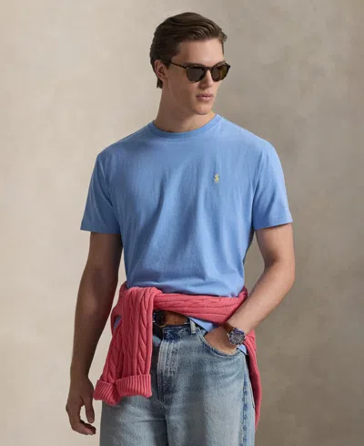 Polo Ralph Lauren Men's Classic Fit Crew Neck T-shirt In Blue