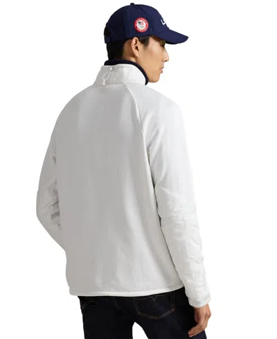 Polo Ralph Lauren Team Usa Hybrid Jacket In White