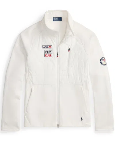 Polo Ralph Lauren Team Usa Hybrid Jacket In White