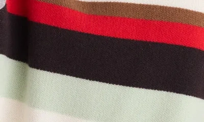 Madewell Colorblock Raglan Sleeve Merino Wool Sweater In Multi