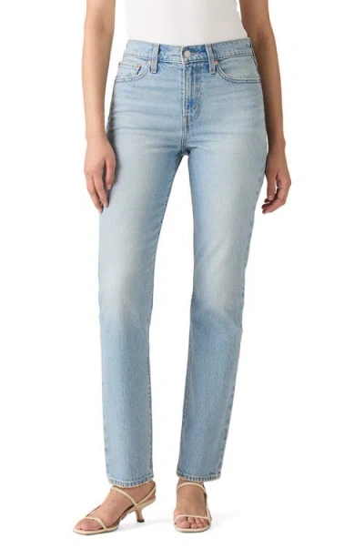 Levi's Wedgie High Waist Slim Jeans In Blue