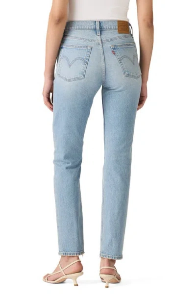 Levi's Wedgie High Waist Slim Jeans In Blue