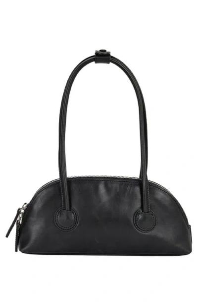 Margesherwood Bessette Leather Shoulder Bag In Black