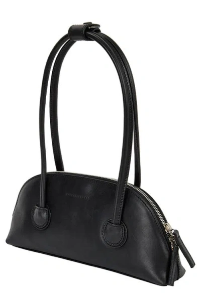 Margesherwood Bessette Leather Shoulder Bag In Black