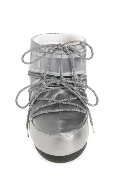 Moon Boot Logo-print Snow Boots In Metallic