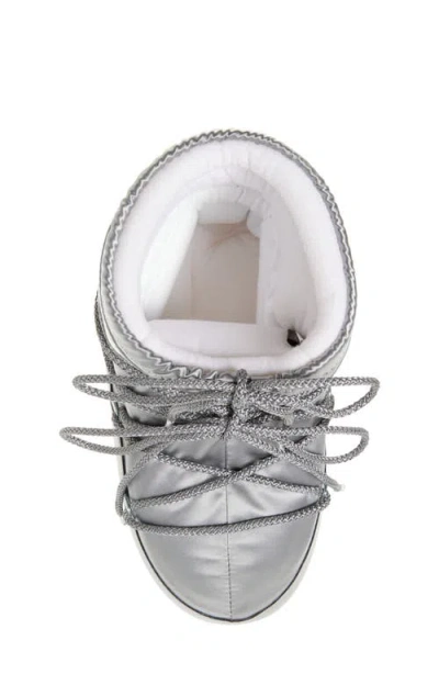 Moon Boot Logo-print Snow Boots In Metallic