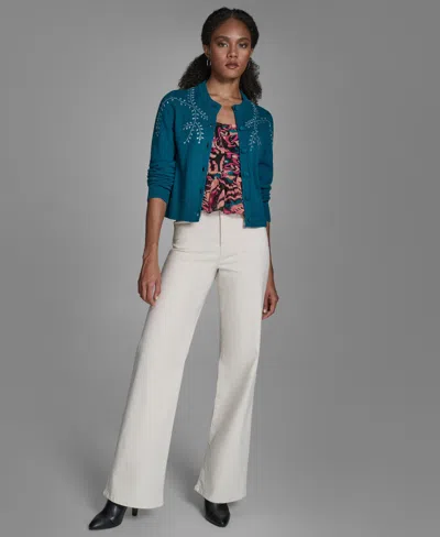 Bcbg Women's Embellished Button-front Cardigan