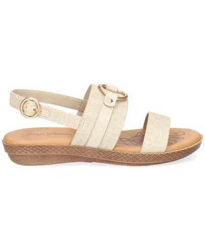 Easy Street Cohen Slingback Sandals In White