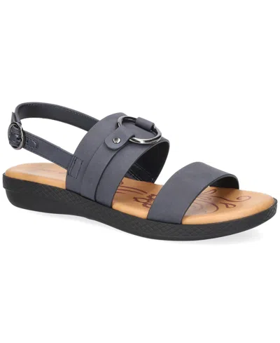 Easy Street Cohen Slingback Sandals In Blue
