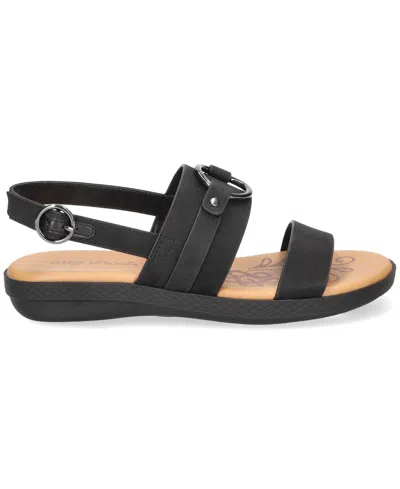 Easy Street Cohen Slingback Sandals In Black
