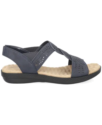 Easy Street Weare Comfort Sandals In Blue
