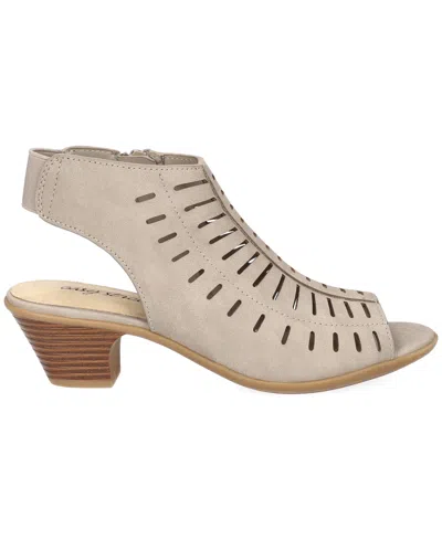 Easy Street Elevate Sandals In Gray