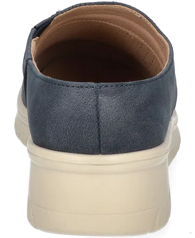 Easy Street Aretha Comfort Mules In Blue
