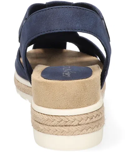 Easy Street Freeport Wedge Sandals In Brown