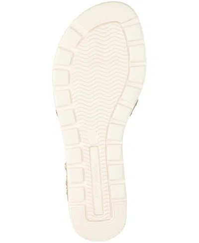 Easy Street Freeport Wedge Sandals In Brown