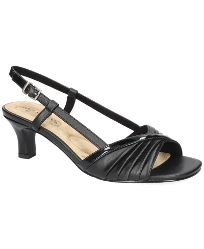 Easy Street Delite Dress Sandals In Brown