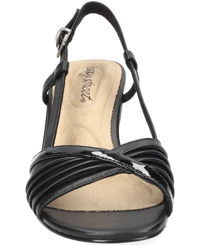 Easy Street Delite Dress Sandals In Brown