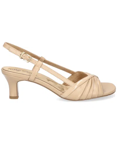 Easy Street Delite Dress Sandals In Gold