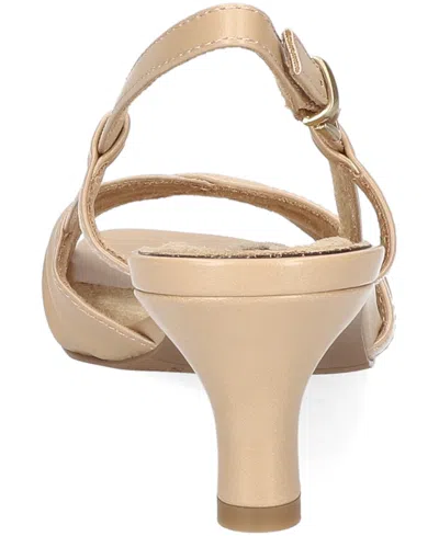 Easy Street Delite Dress Sandals In Gold