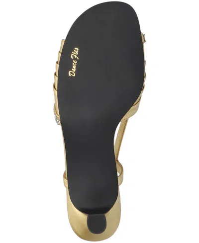 Easy Street Delite Dress Sandals In Gold