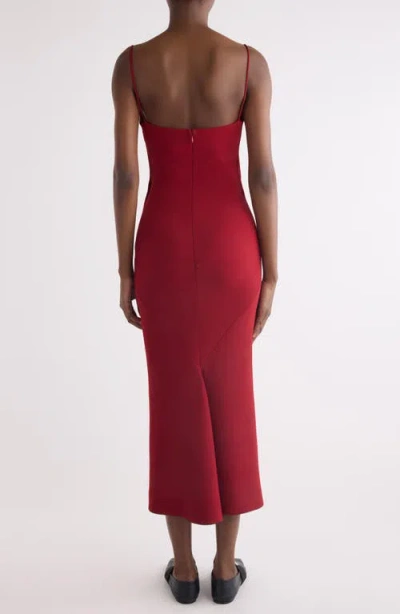 Givenchy Tailored Cady Sheath Dress In Red