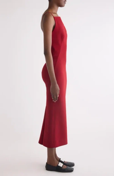 Givenchy Tailored Cady Sheath Dress In Red