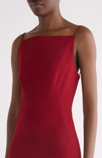 Givenchy Tailored Cady Sheath Dress In Red