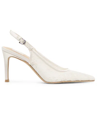 Dolce Vita Women's Yami Lace Pumps In White