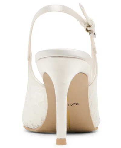Dolce Vita Women's Yami Lace Pumps In White
