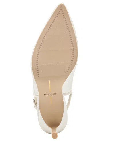 Dolce Vita Women's Yami Lace Pumps In White