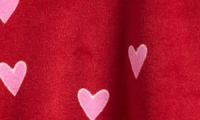 Honeydew Kids' Snuggle Up Print Lounge Sweatshirt & Joggers Set In Red