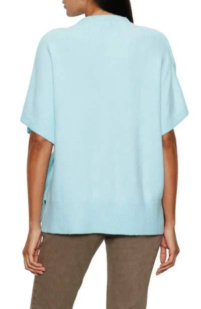 Sanctuary Elbow Sleeve Sweater In Blue