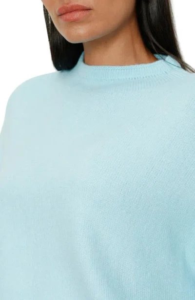 Sanctuary Elbow Sleeve Sweater In Blue