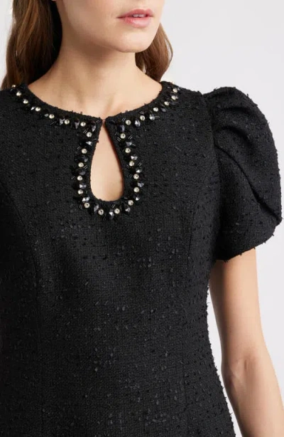 Lilly Pulitzer ® Emmylou Embellished Bouclé Shift Dress In Black