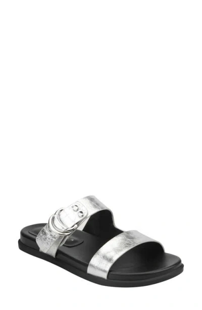 Marc Fisher Ltd Gia Slide Sandal In Metallic