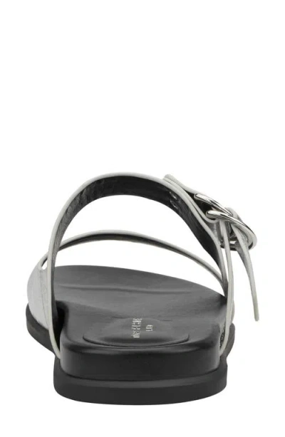 Marc Fisher Ltd Gia Slide Sandal In Metallic