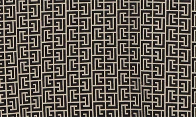 Balmain Monogram Couture T-shirt In Black